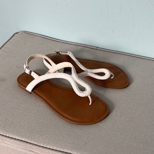 Womens white sandals